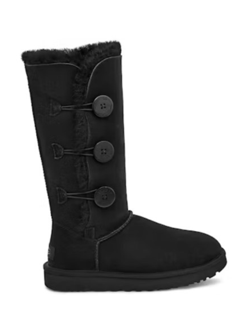 UGG Bailey Button Triplet II Boot 黑色長筒靴 美國正品代購